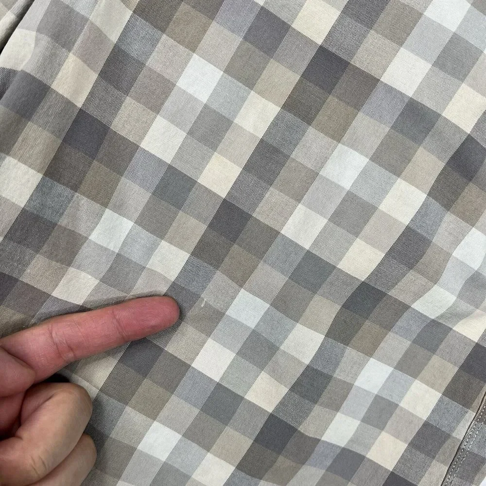 Lululemon Shorts Mens 36 Beige Plaid Chino Golf Performance‎ Casual Outdoors